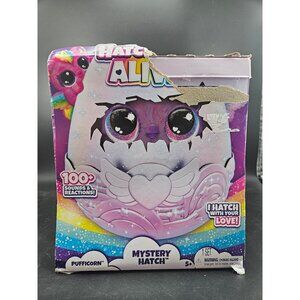Hatchimals Mystery Hatch Alive Pufficorn Egg Toy 1 Of 2 Inside Interactive Plush